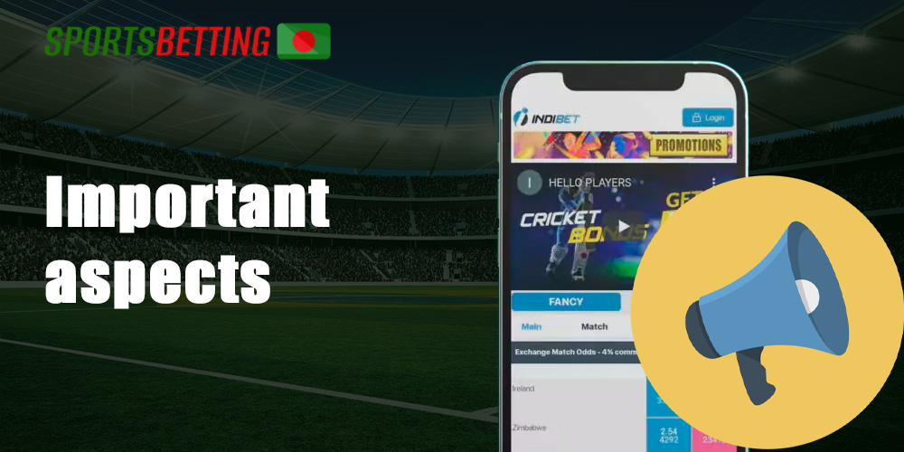 The key benefits and negatives of Indibet's sports betting app