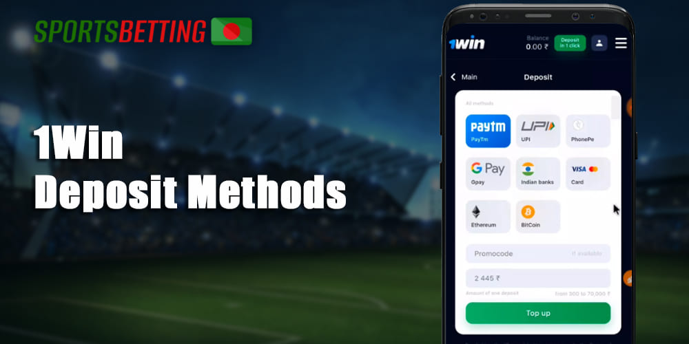 How to deposit to 1Win and with which payment systems