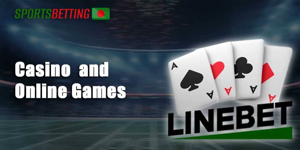 Games available to users in Linebet's casino section