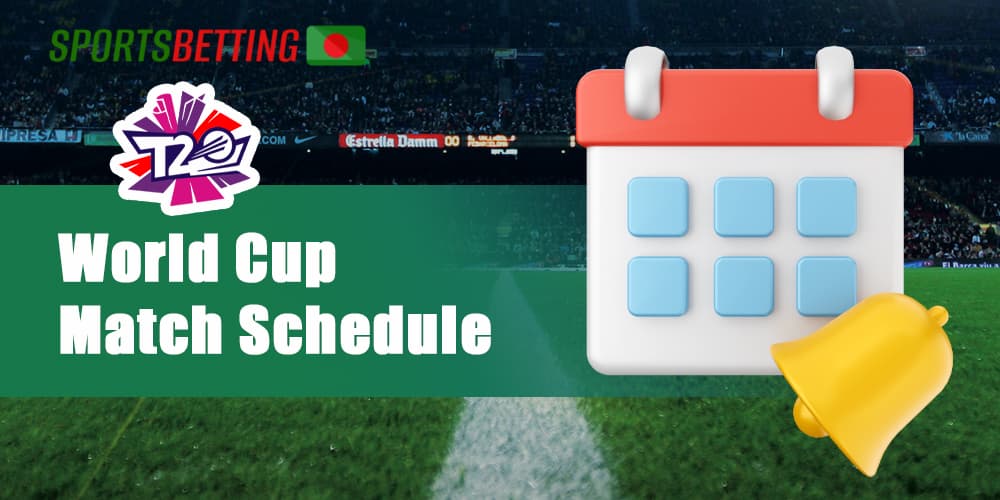 Current match schedules for ICC T20 World Cup 2022