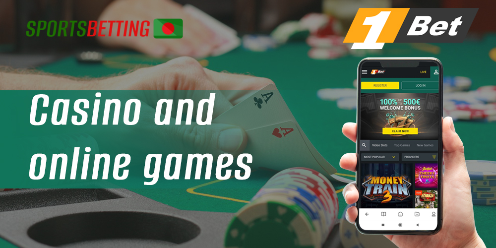Which games can fans of online casinos play on 1bet