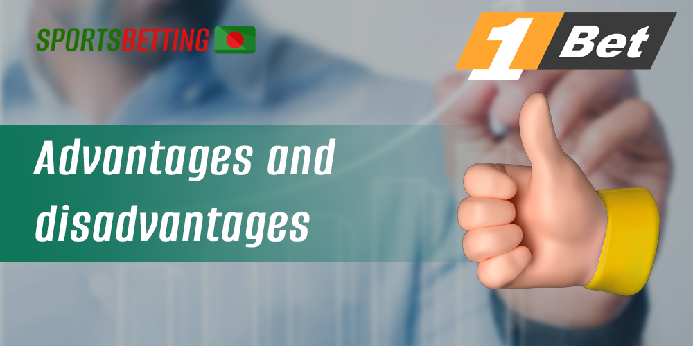 Strengths and weaknesses of the 1Bet mobile app