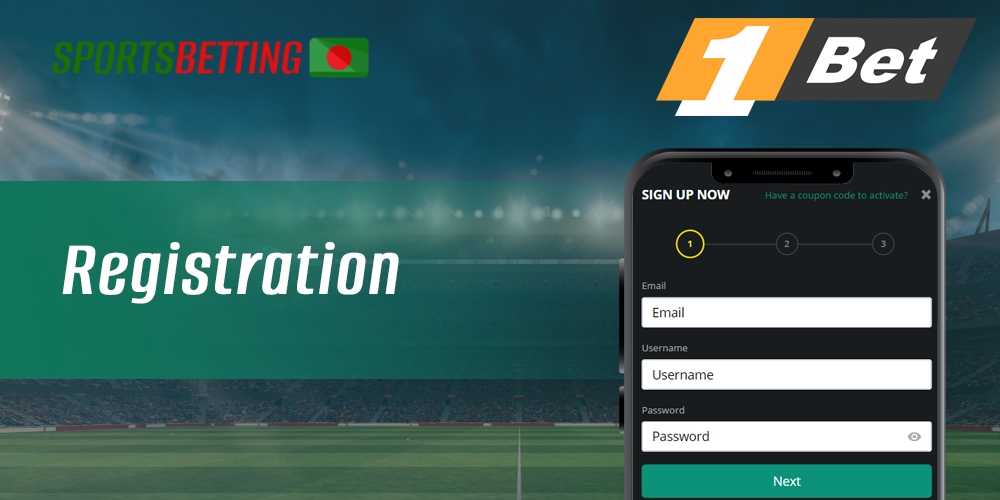 How Bangladeshi users can register with 1Bet application
