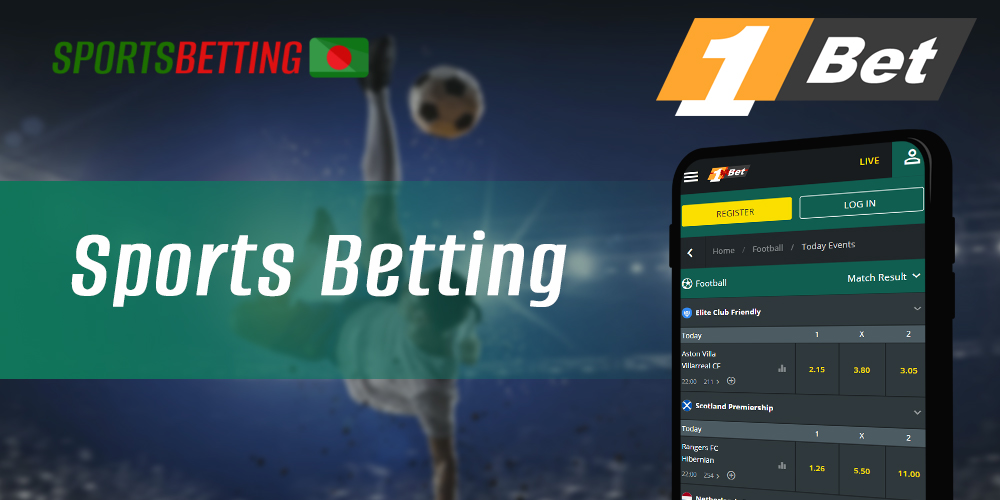 Features of sports betting in 1Bet application for Bangladeshi users