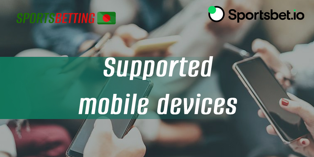 On which devices users can install the Sportsbet.io app