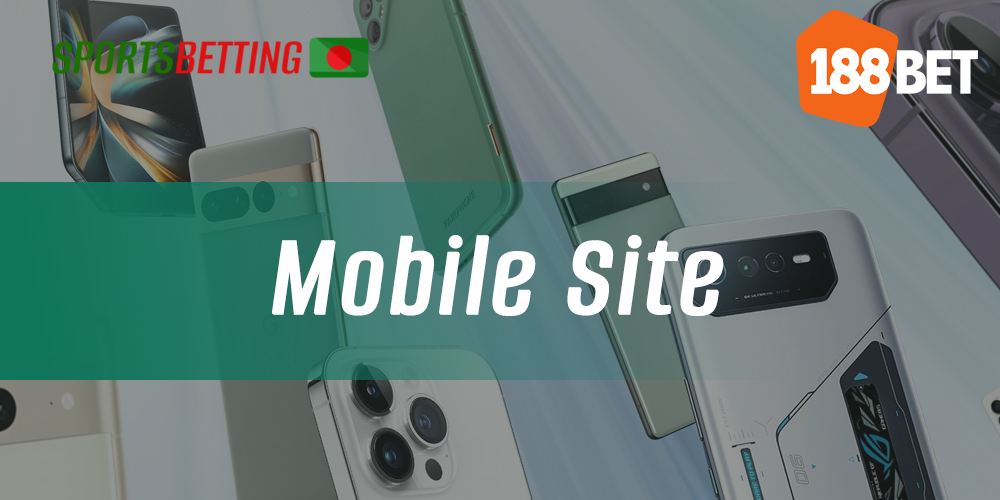 How to bet or play online casino 188bet using the mobile version of the site