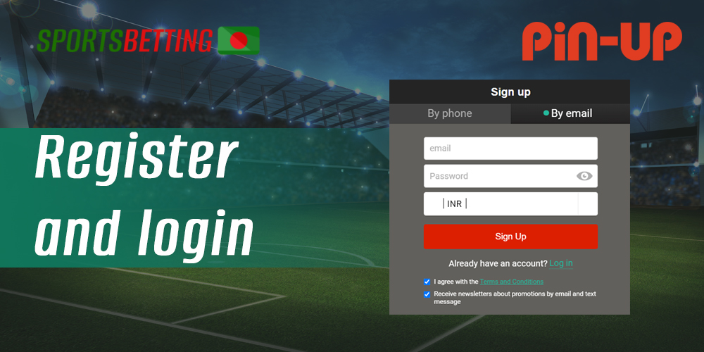Step-by-step instructions for registering at pin up casino