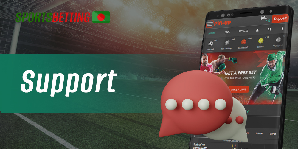 Current contacts for contacting the support service pin up casino