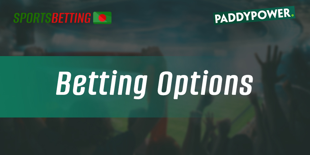 Betting Options available to Bangladeshi users in the BetOnline app