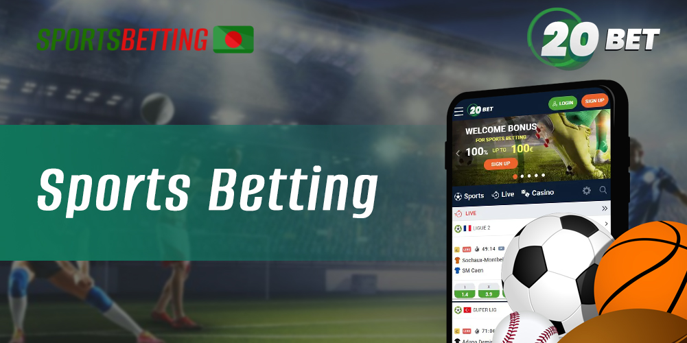 Features of sports betting in the mobile application 20Bet