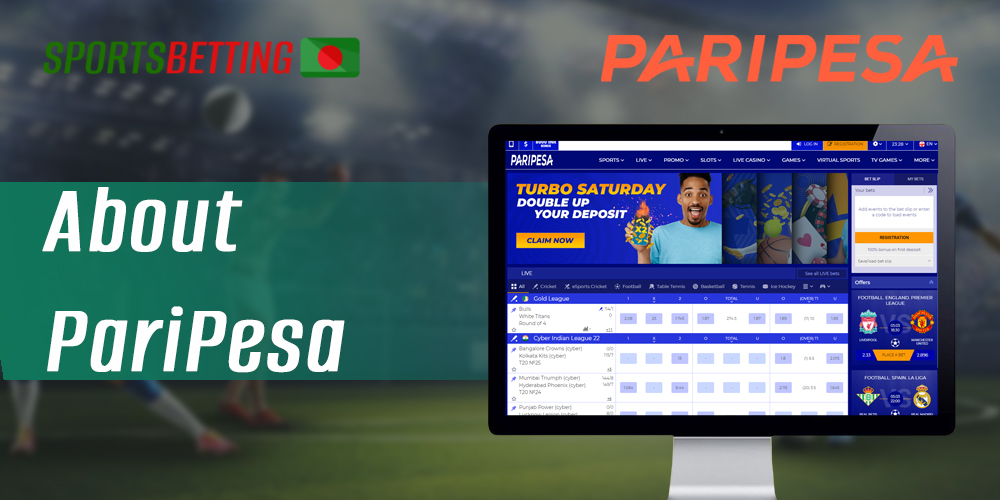 Table with a detailed description of the bookmaker PariPesa
