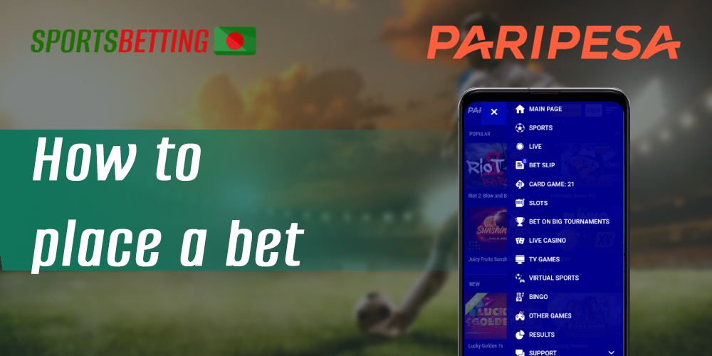 Step by step instructions to start betting with PariPesa