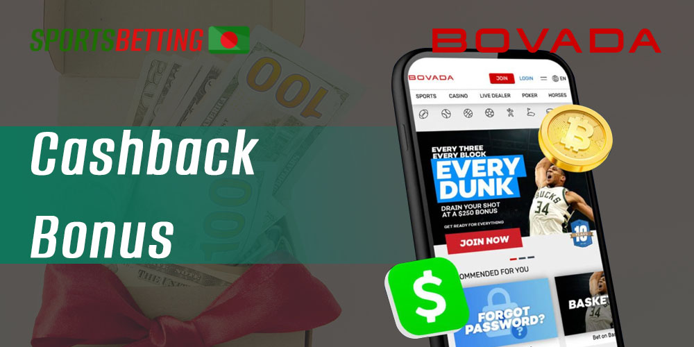 How bangladeshi users can get cashback bonus on Bovada