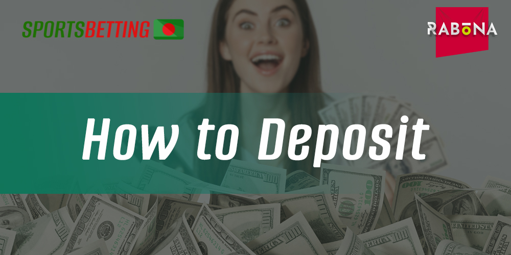 Step-by-step instructions for newcomers to Rabona how to make a deposit