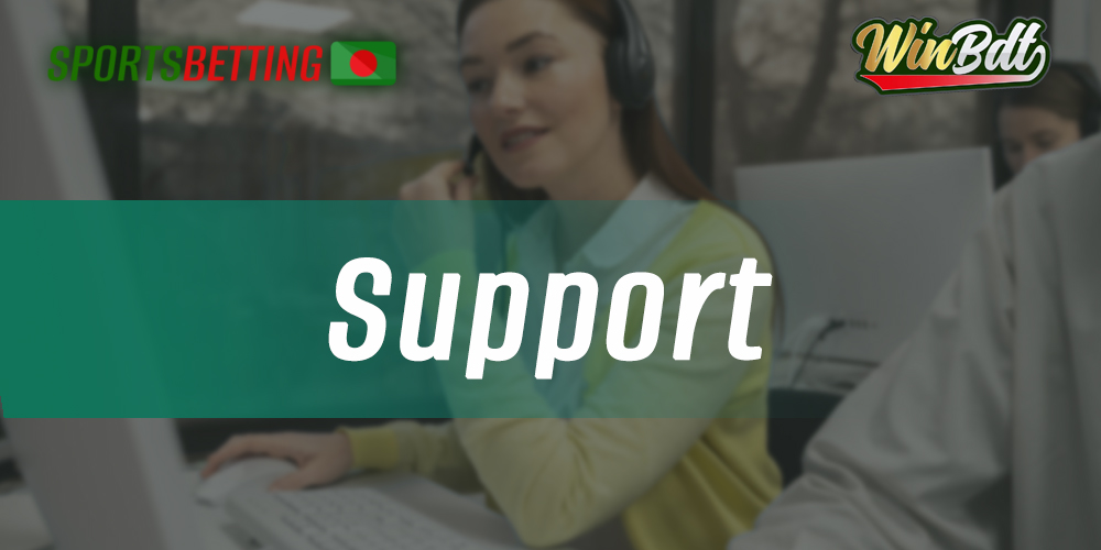 Available contacts for contacting WinBDT Bangladesh support team