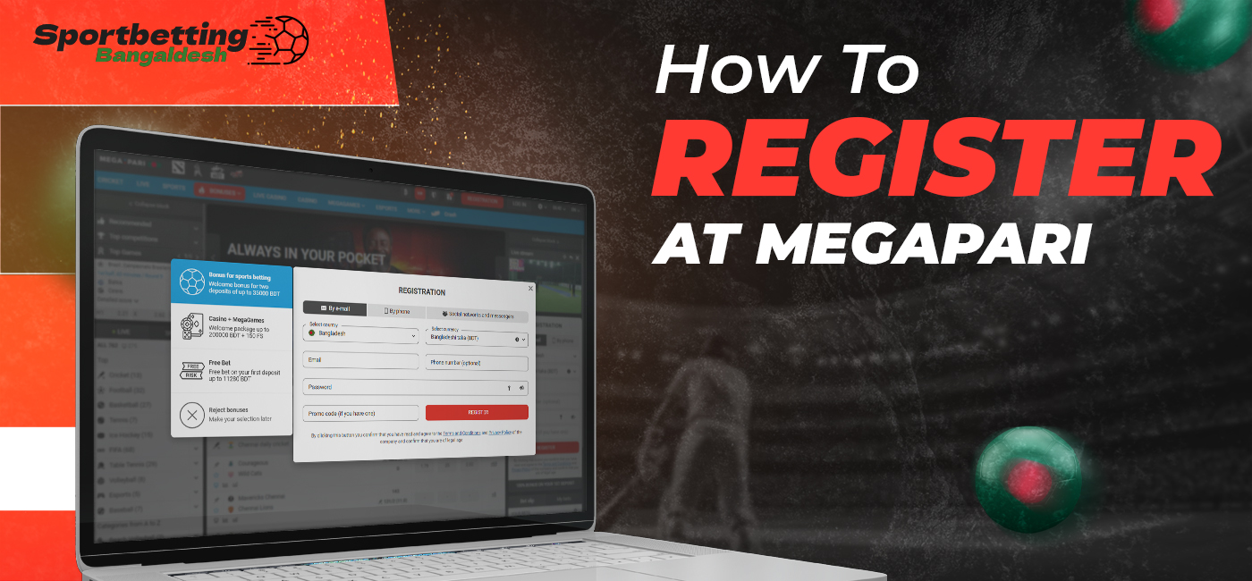 Instructions for newbies on MegaPari how to create a new account
