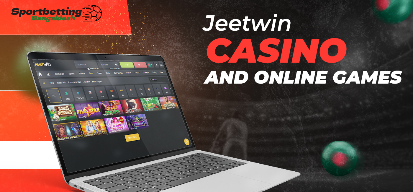 Description of the nolain casino section available on the Jeetwin website