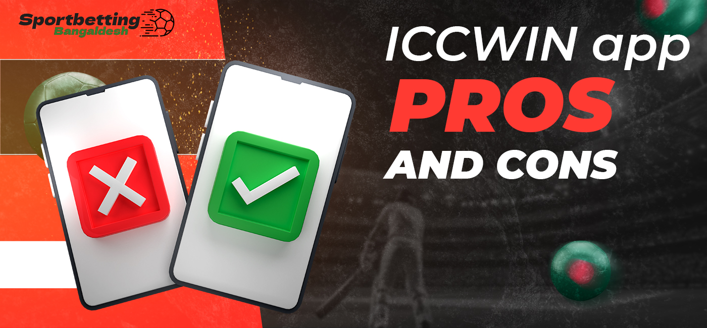 Positive and negative sides of the bookmaker ICCWIN 
