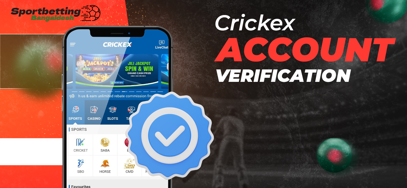 Identity verification process on Crickex for Bangladeshi users