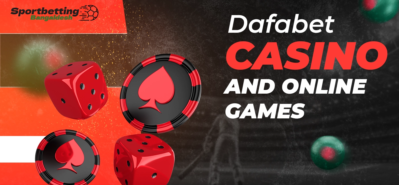 Dafabet casino and online games with main categories in 2025