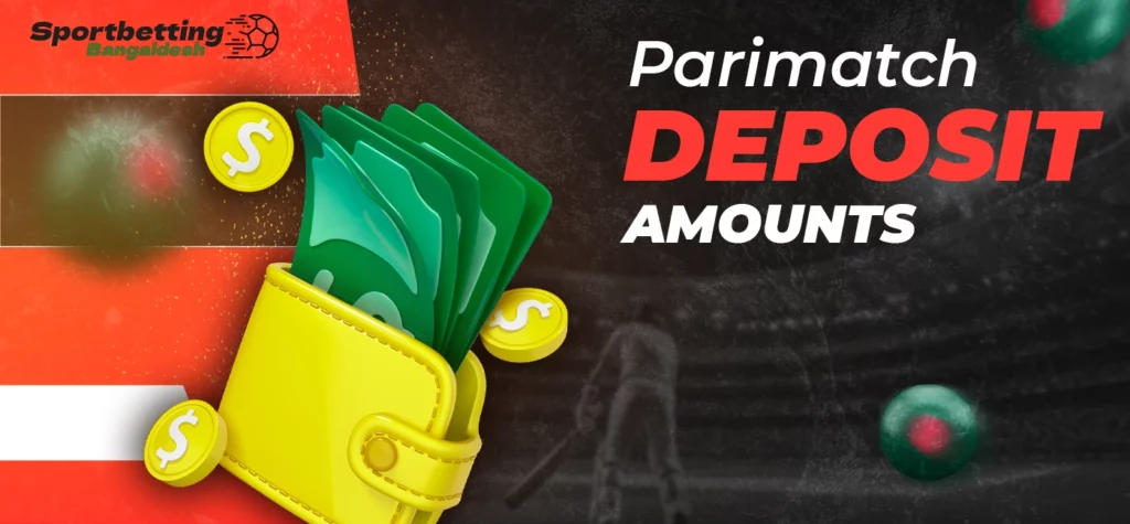 Minimum amounts required for Parimatch Bangladesh players in 2025