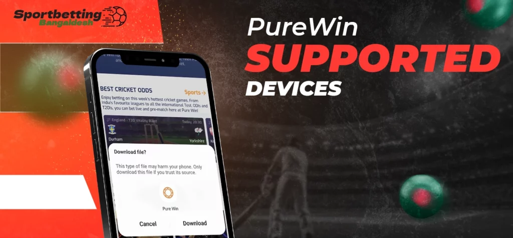 Device compatibility list and minimum system requirements for PureWin